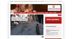 Desktop Screenshot of caritas-international.de